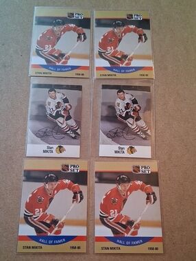 Stan Mikita Pro Set Hockey Card Lot - Red, White, Black